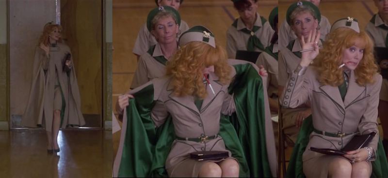 Illustration for article titled Every Outfit Shelley Long Wears in Troop Beverly Hills, Ranked